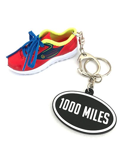 RUNNING SHOE, 1000miles bag charm