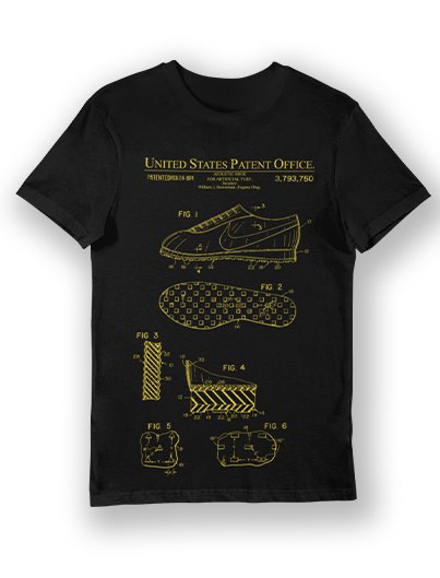 WAFFLE SHOE 1974 PATENT deluxe tee