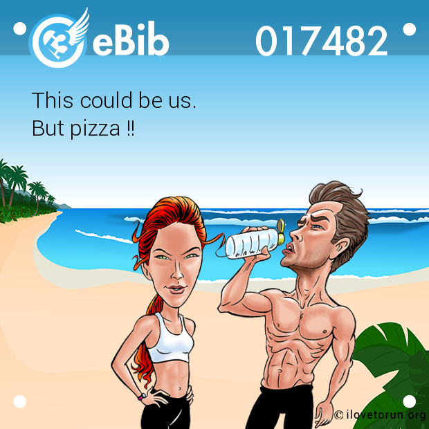 This could be us.  But pizza !!