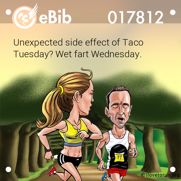 Unexpected side effect of Taco

Tuesday? Wet fart Wednesday.