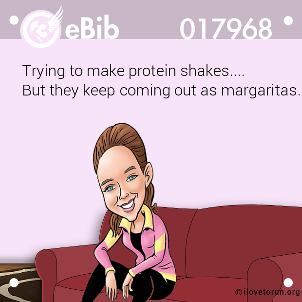Trying to make protein shakes.... 

But they keep coming out as margaritas.