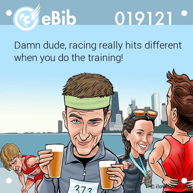 Damn dude, racing really hits different

when you do the training!
