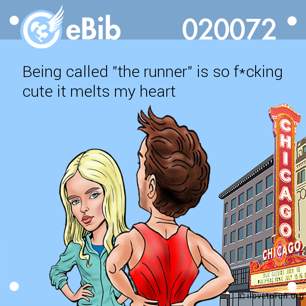 Being called "the runner" is so f*cking cute it melts my heart
