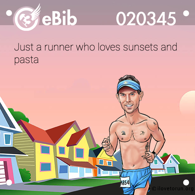 Just a runner who loves sunsets and

pasta