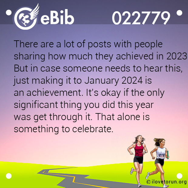 There are a lot of posts with people sharing how much they achieved in 2023. But in case someone needs to hear this, just making it to January 2024 is an achievement. It's okay if the only significant thing you did this year was get throu...