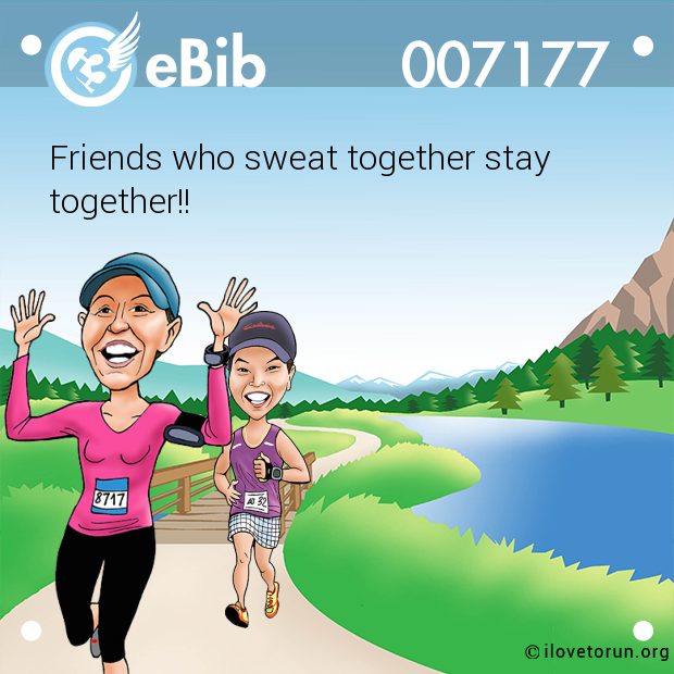 Friends who sweat together stay together!!