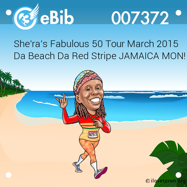 She'ra's Fabulous 50 Tour March 2015  Da Beach Da Red Stripe JAMAICA MON!