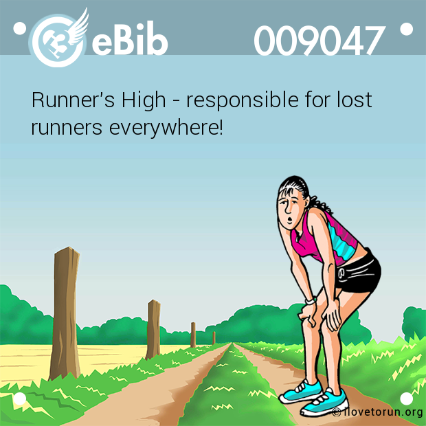 Runner's High - responsible for lost runners everywhere!
