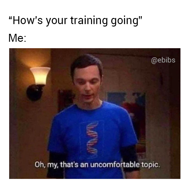 Training is going great