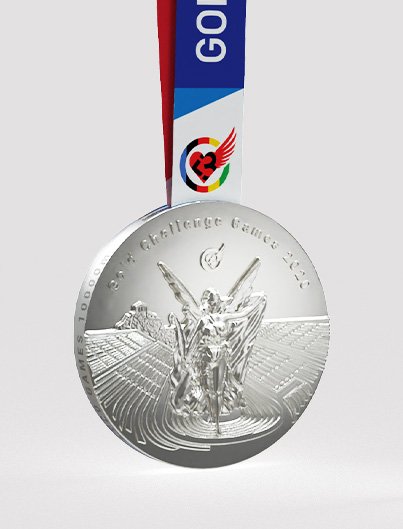SILVER 10K medal SILVER 10K medal