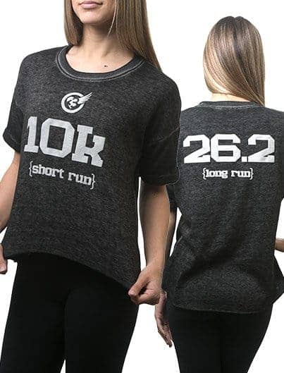 SHORT & LONG RUN acid fleece tee SHORT & LONG RUN acid fleece tee
