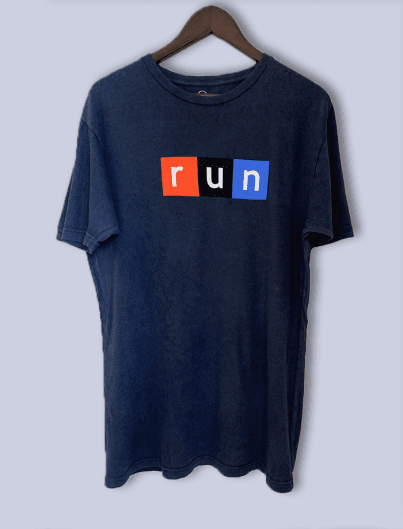 PUBLIC R U N vintage crewneck tee PUBLIC R U N vintage crewneck tee