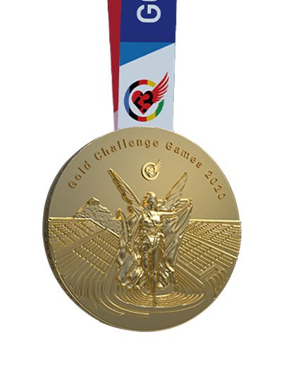 GOLD CHALLENGE GAMES 2020 medal GOLD CHALLENGE GAMES 2020 medal